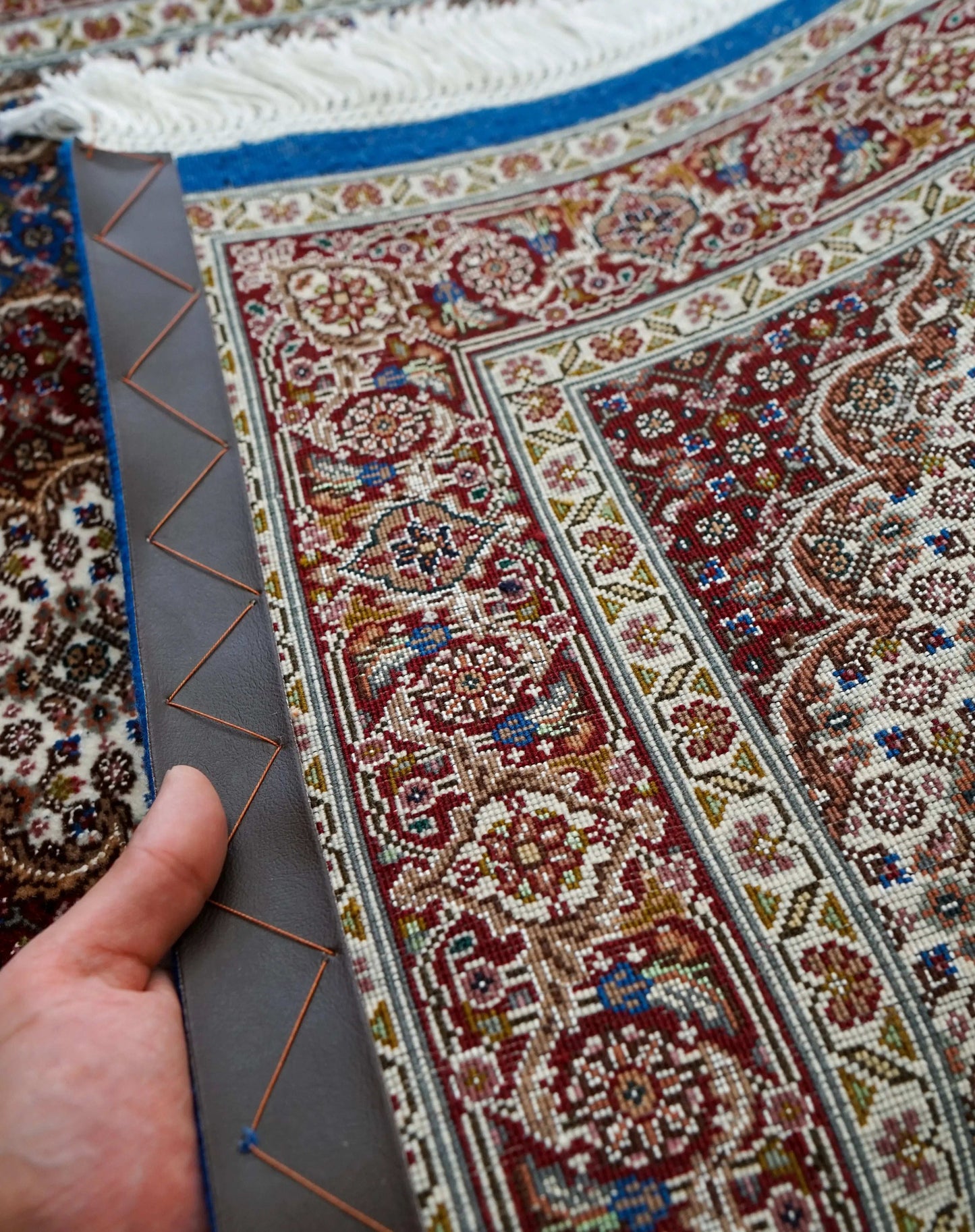 120×82cm【ペルシャ手織り絨毯 タブリーズ産 50RAJ】 Decorworks