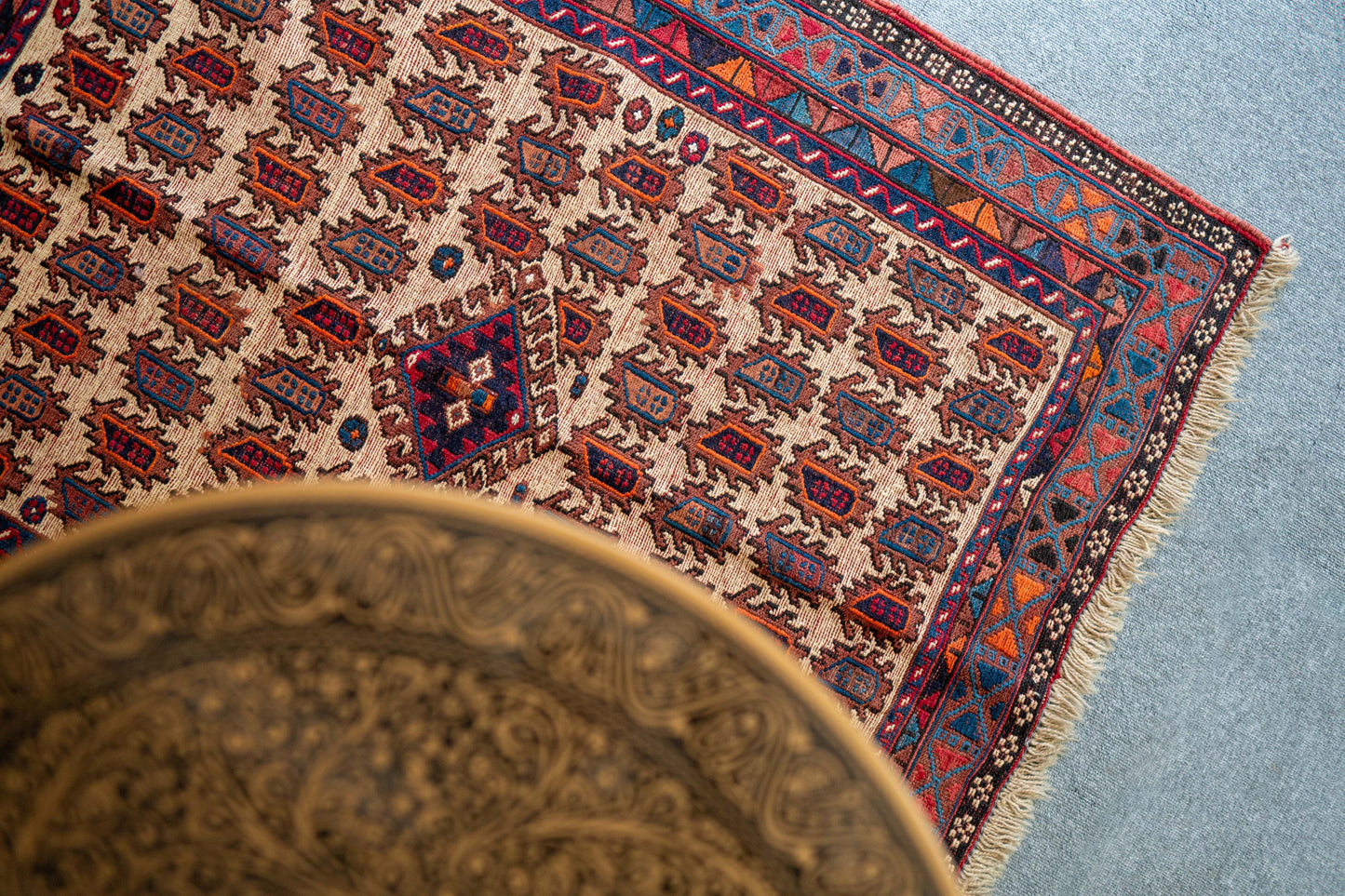 121×95cm ペルシャ手織りキリム Decorworks