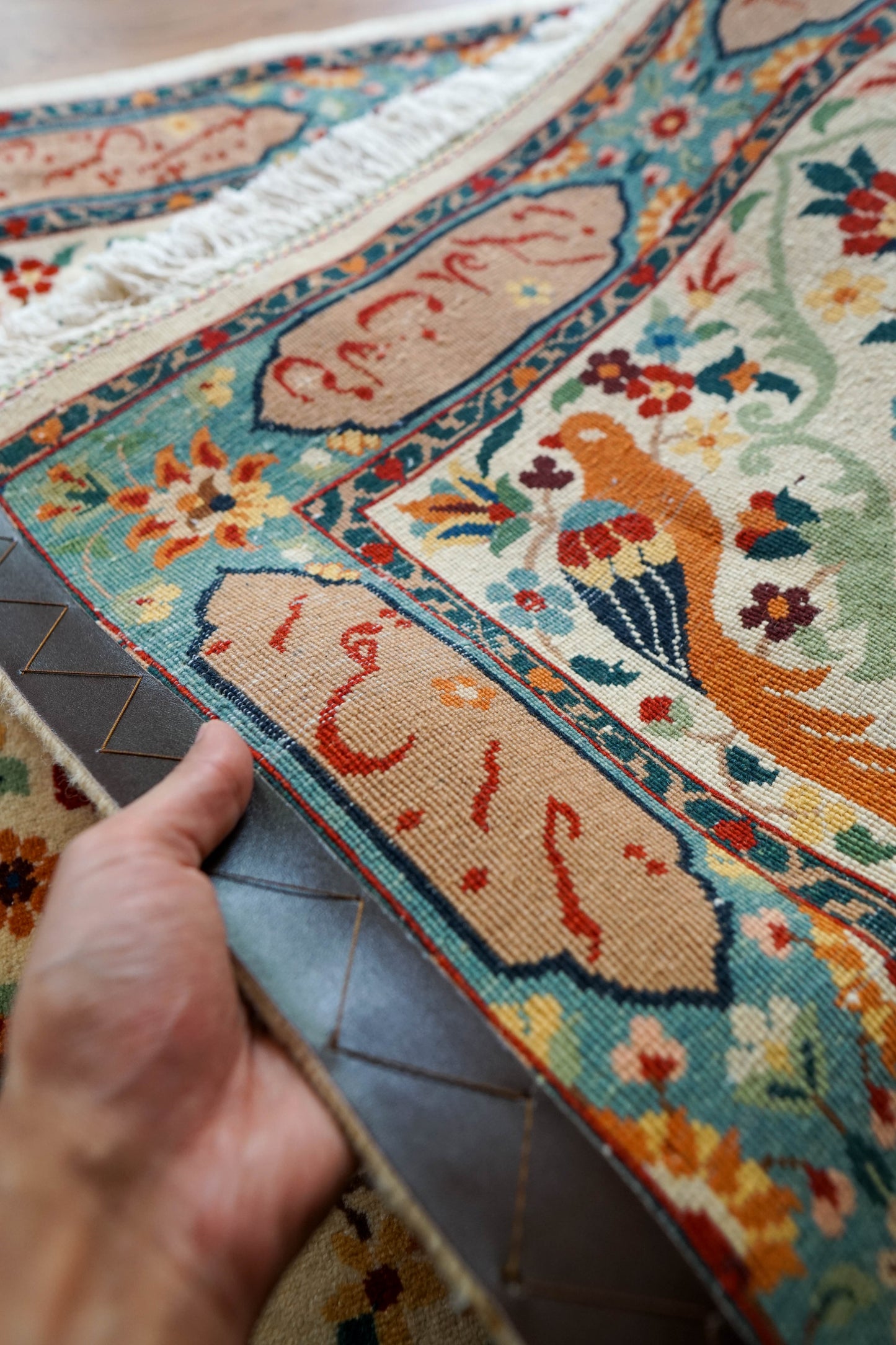 ペルシャ絨毯 バラミン waramin 130×85cm