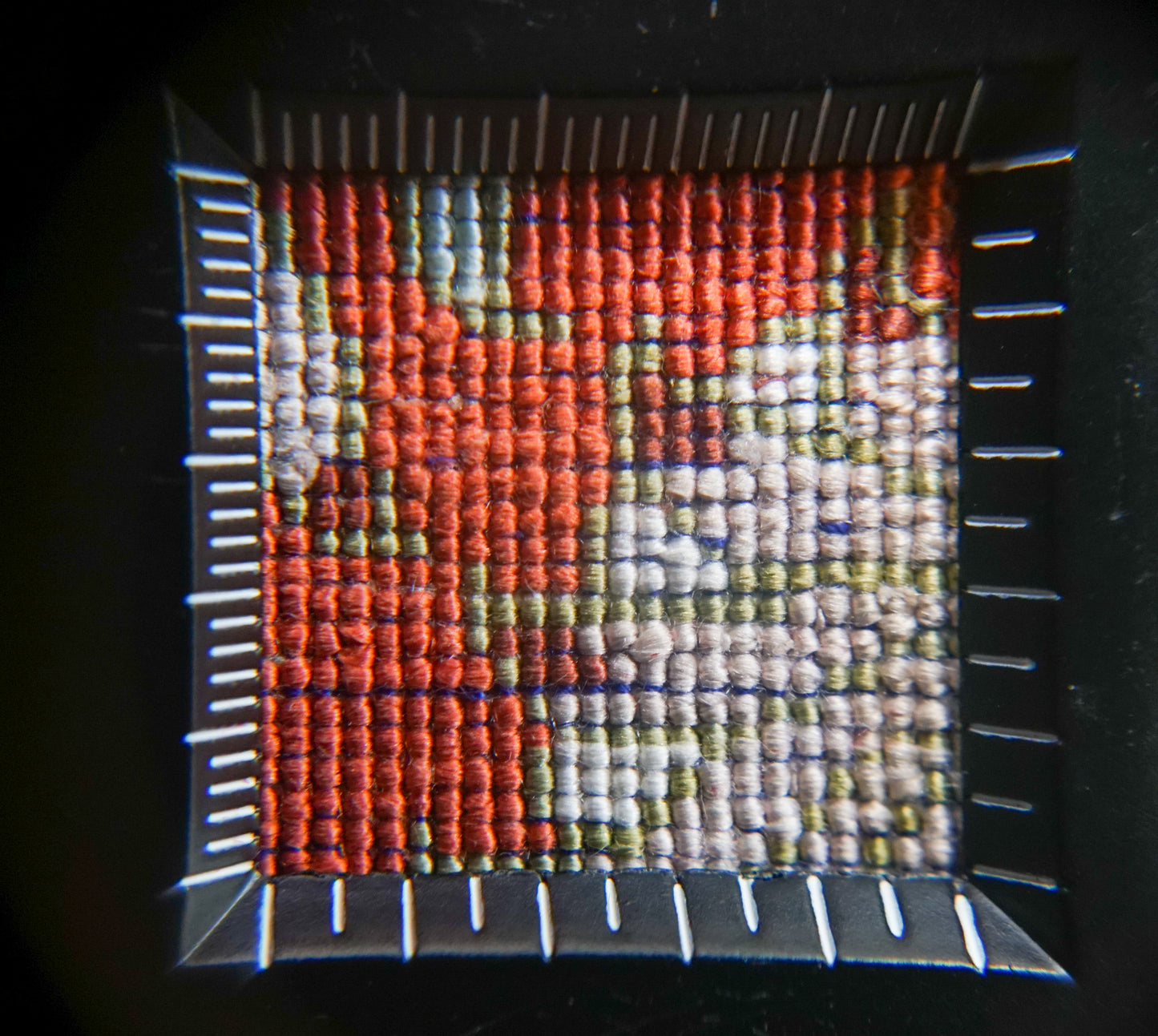 197×135cm ペルシャ手織り絨毯 クム産 ヌーリ工房 シルク100% 証明書付