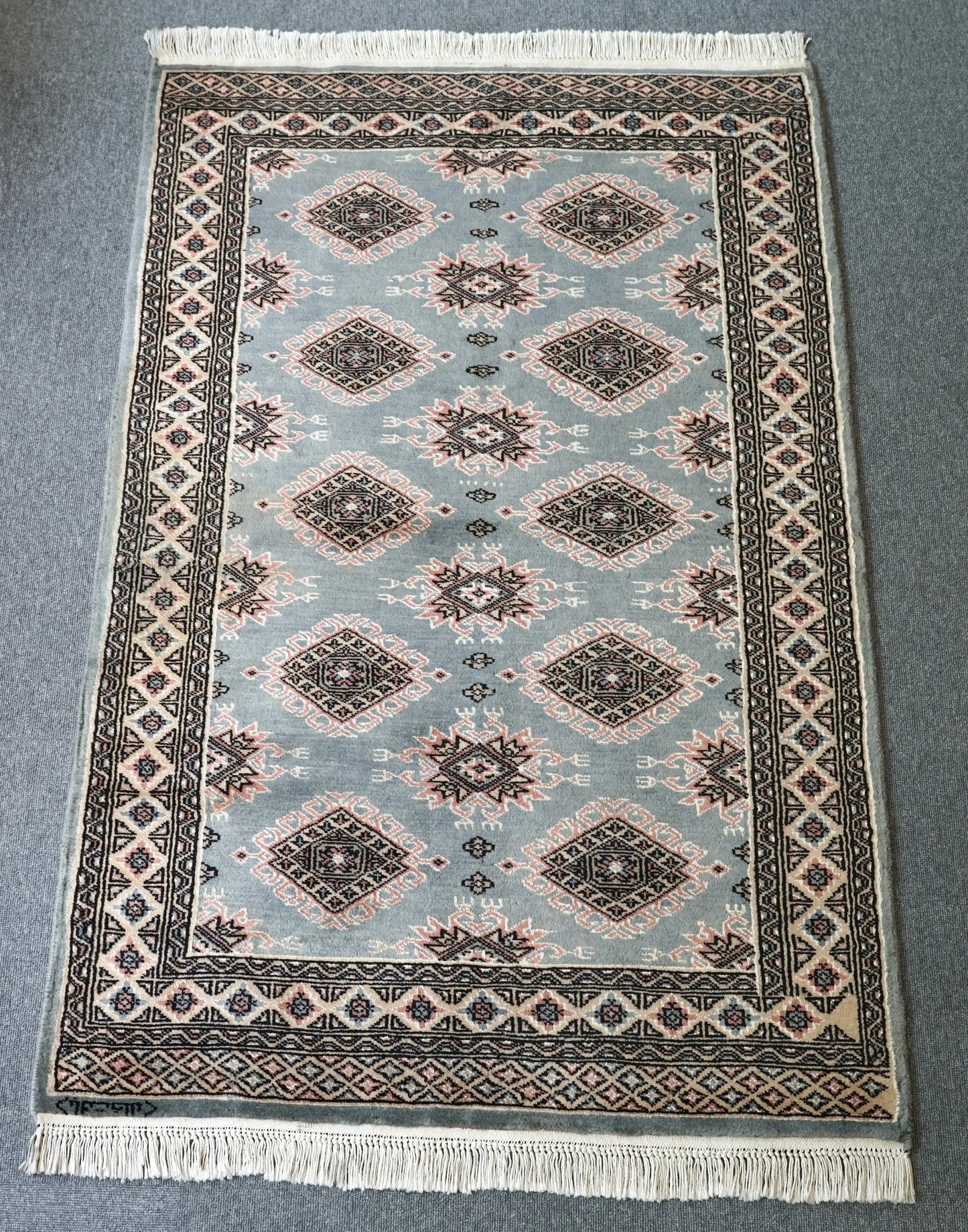 144×92cm【パキスタン手織り絨毯】 Decorworks