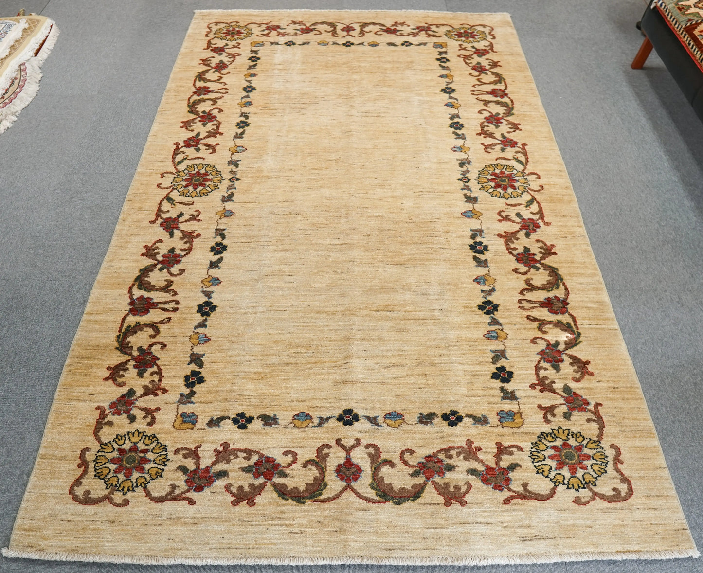 250×152cm ガズニウール手織りギャッベ パキスタン 絨毯 - Decorworks