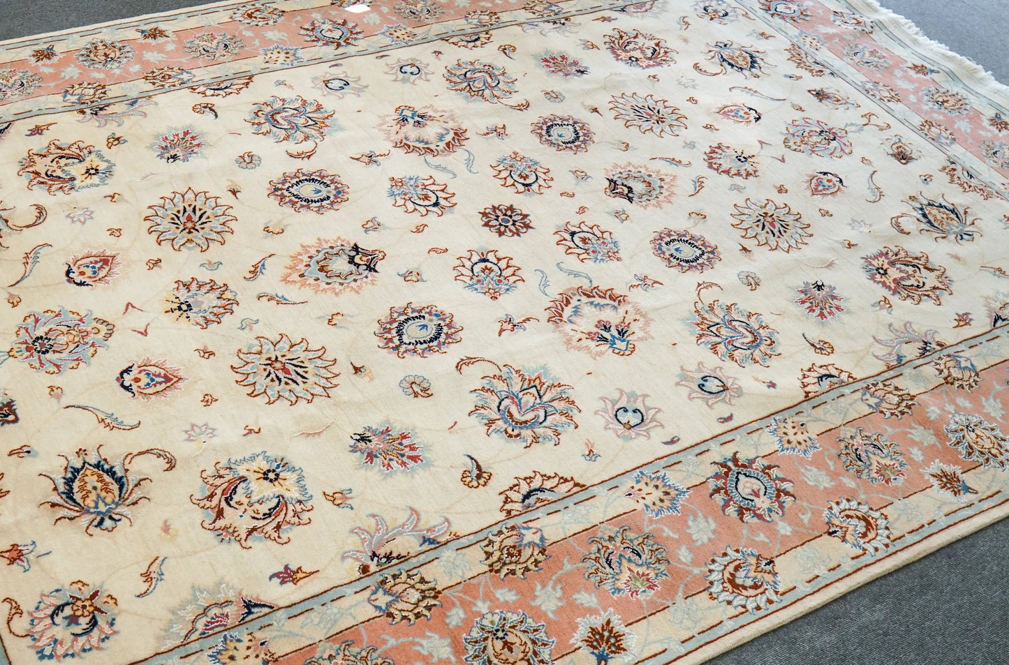 293×188cm ペルシャ手織り絨毯 タブリーズ産 - Decorworks