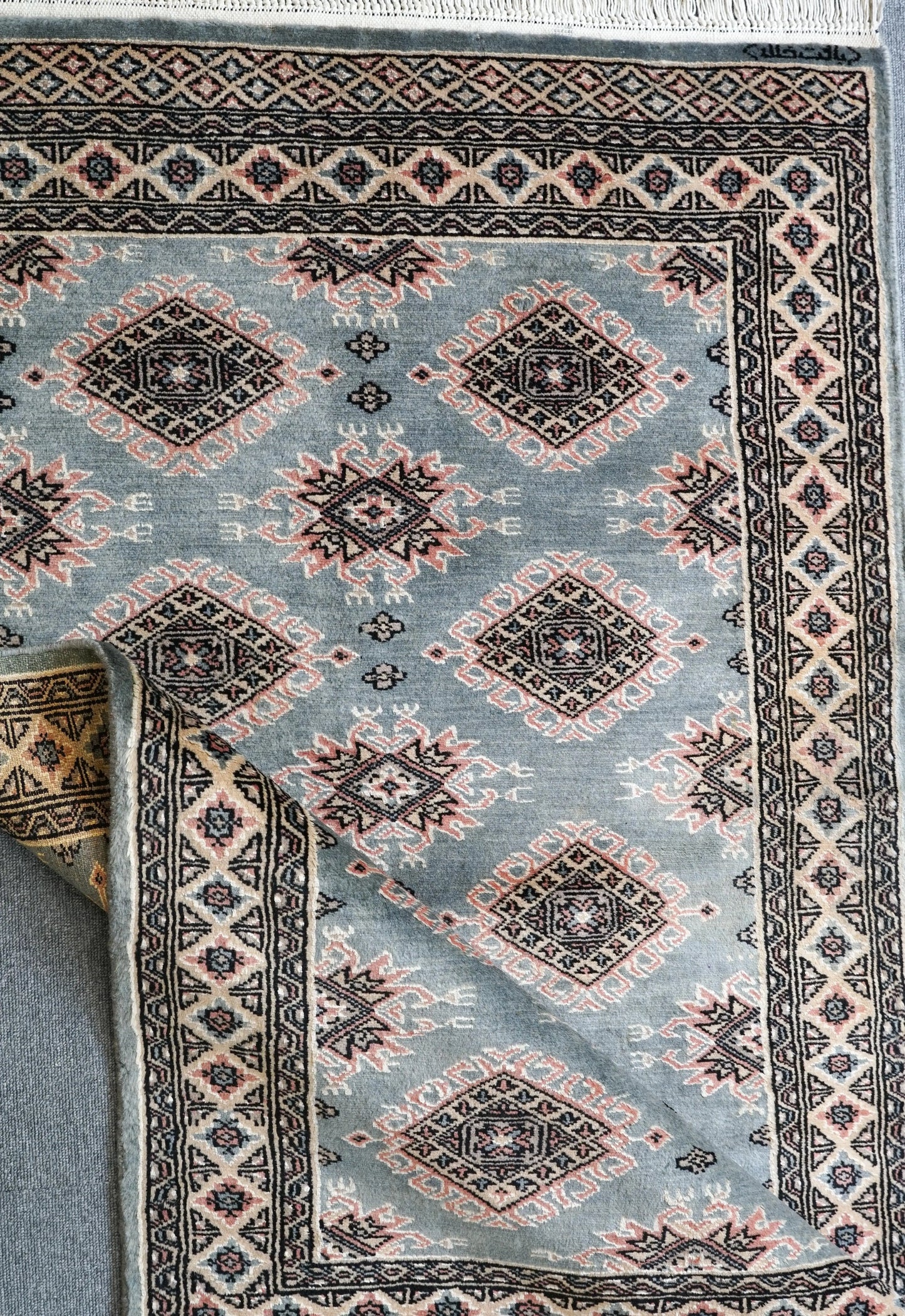 144×92cm【パキスタン手織り絨毯】 Decorworks