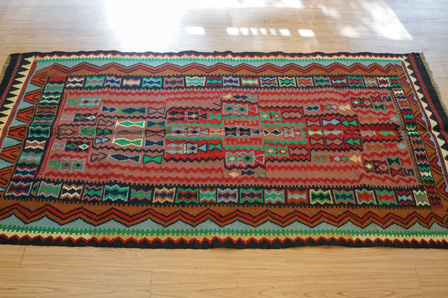 ペルシャ手織りキリム 210×100cm