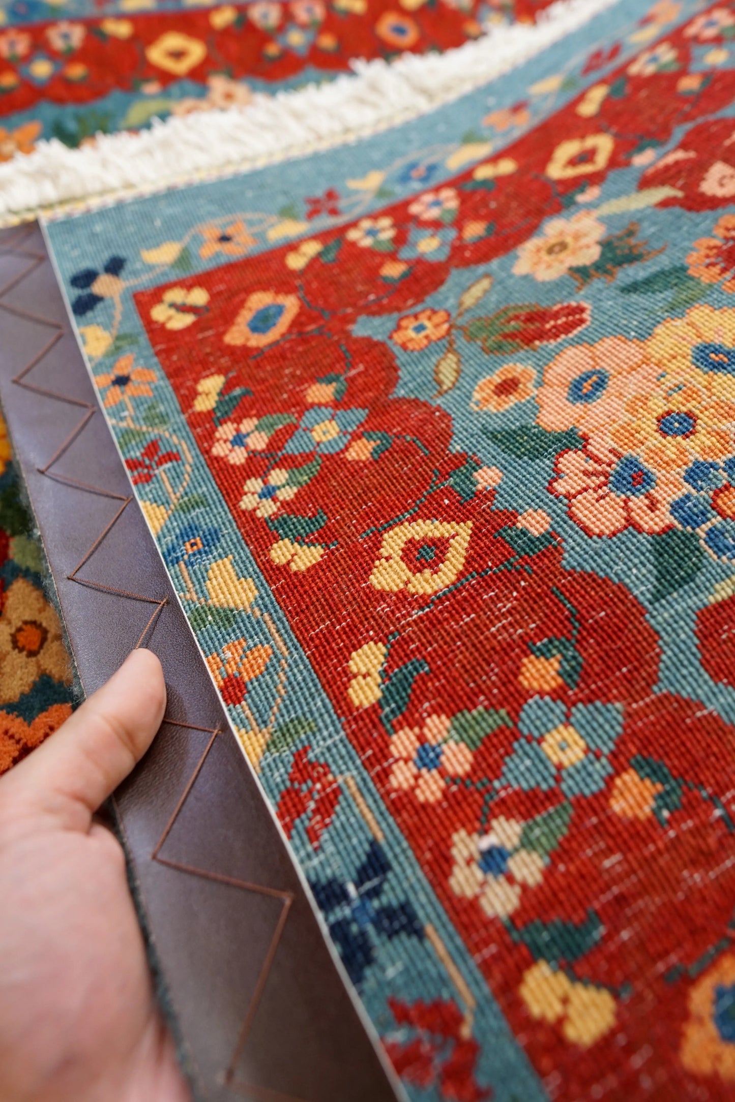 106×76cm ペルシャ バラミン産 手織り絨毯 Decorworks