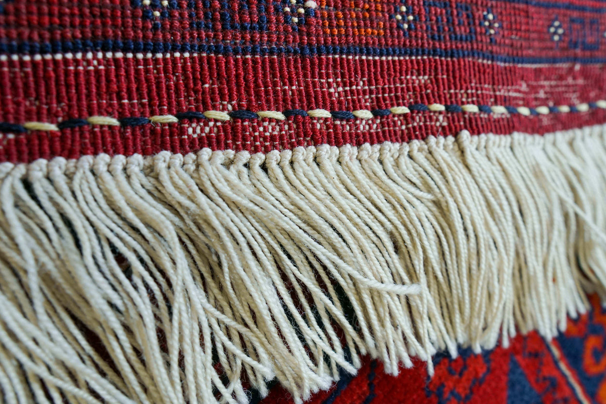 アフガン手織り絨毯 カールモハメディ Biljik最高品質 143×102cm|メリノウール100%・トライバルラグ
