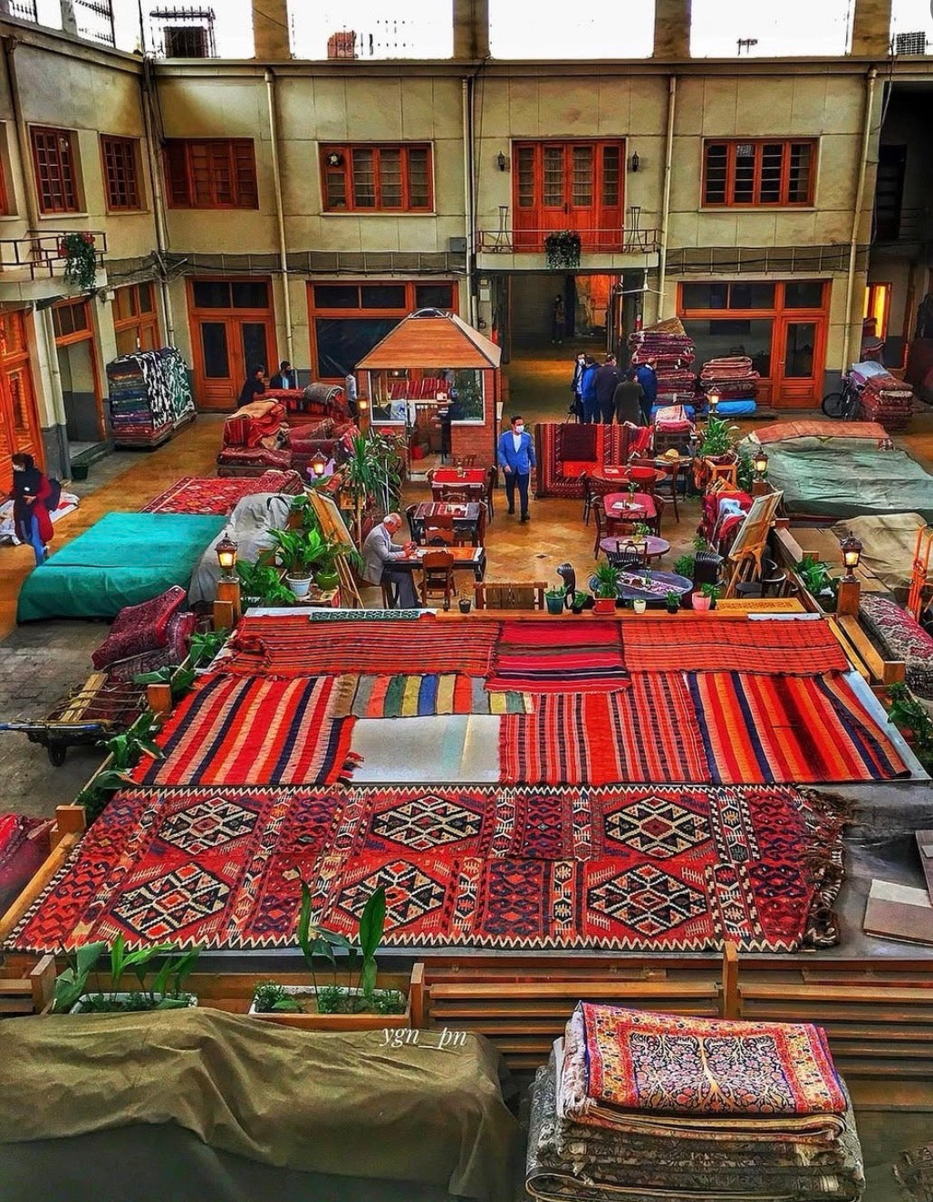 Tehran carpet bazaar