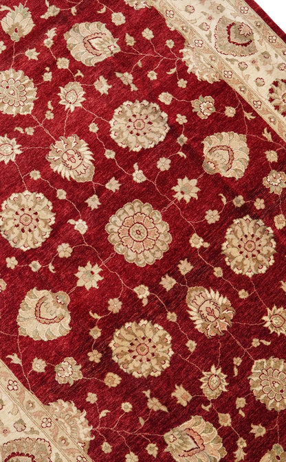  385×255cm パキスタン絨毯 ガゼニウール 手織り ダブルノット