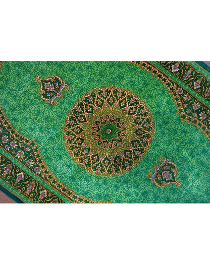 ペルシャ絨毯 クム産モサウィ房 シルク100％ 87×61cm Decorworks