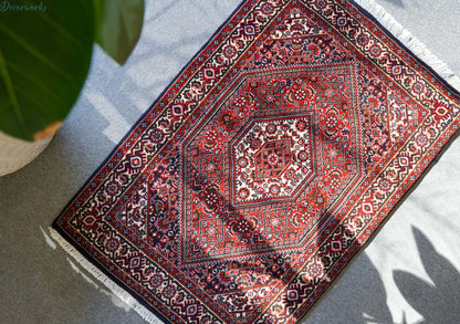 105×70cm　ペルシャ 手織り絨毯 ビジャール産 Decorworks