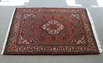 105×70cm　ペルシャ 手織り絨毯 ビジャール産 Decorworks