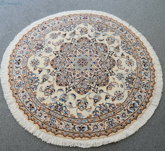 110cm 丸　ペルシャ手織り絨毯　 Decorworks