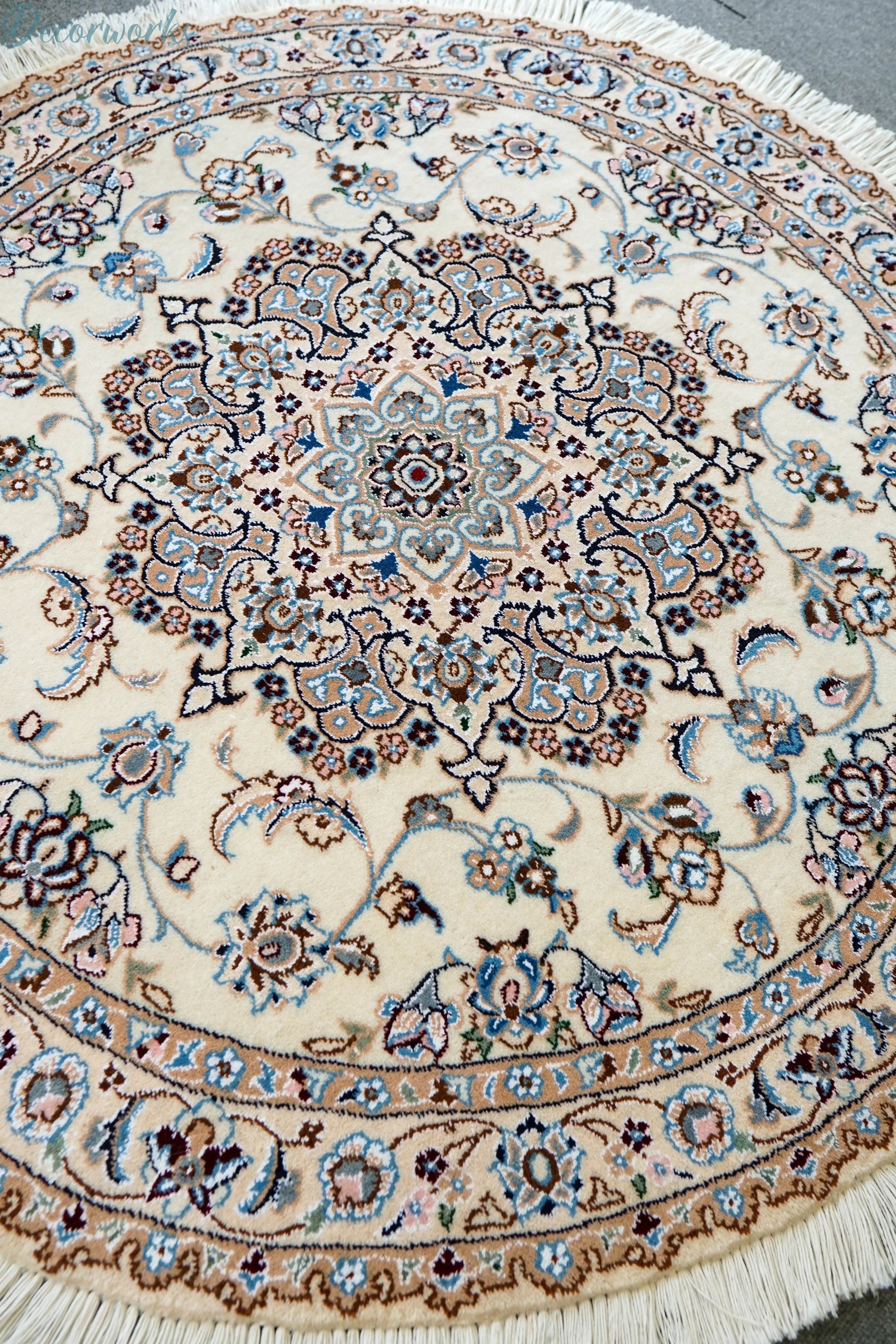 110cm 丸　ペルシャ手織り絨毯　 Decorworks