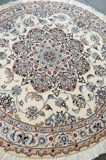 110cm 丸　ペルシャ手織り絨毯　 Decorworks