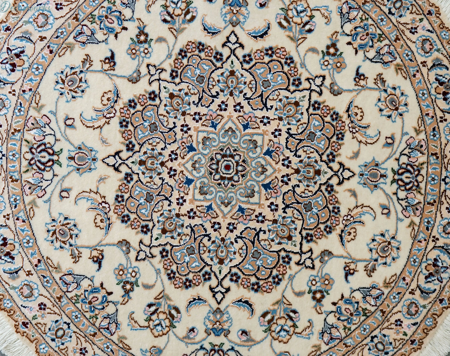 110cm 丸　ペルシャ手織り絨毯　 Decorworks