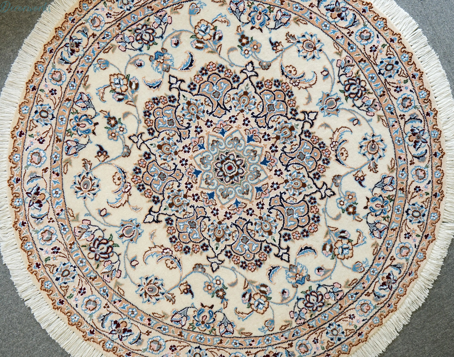 110cm 丸　ペルシャ手織り絨毯　 Decorworks