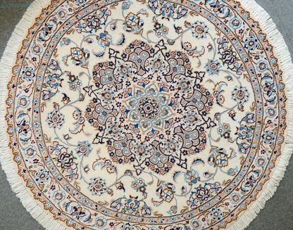 110cm 丸　ペルシャ手織り絨毯　 Decorworks
