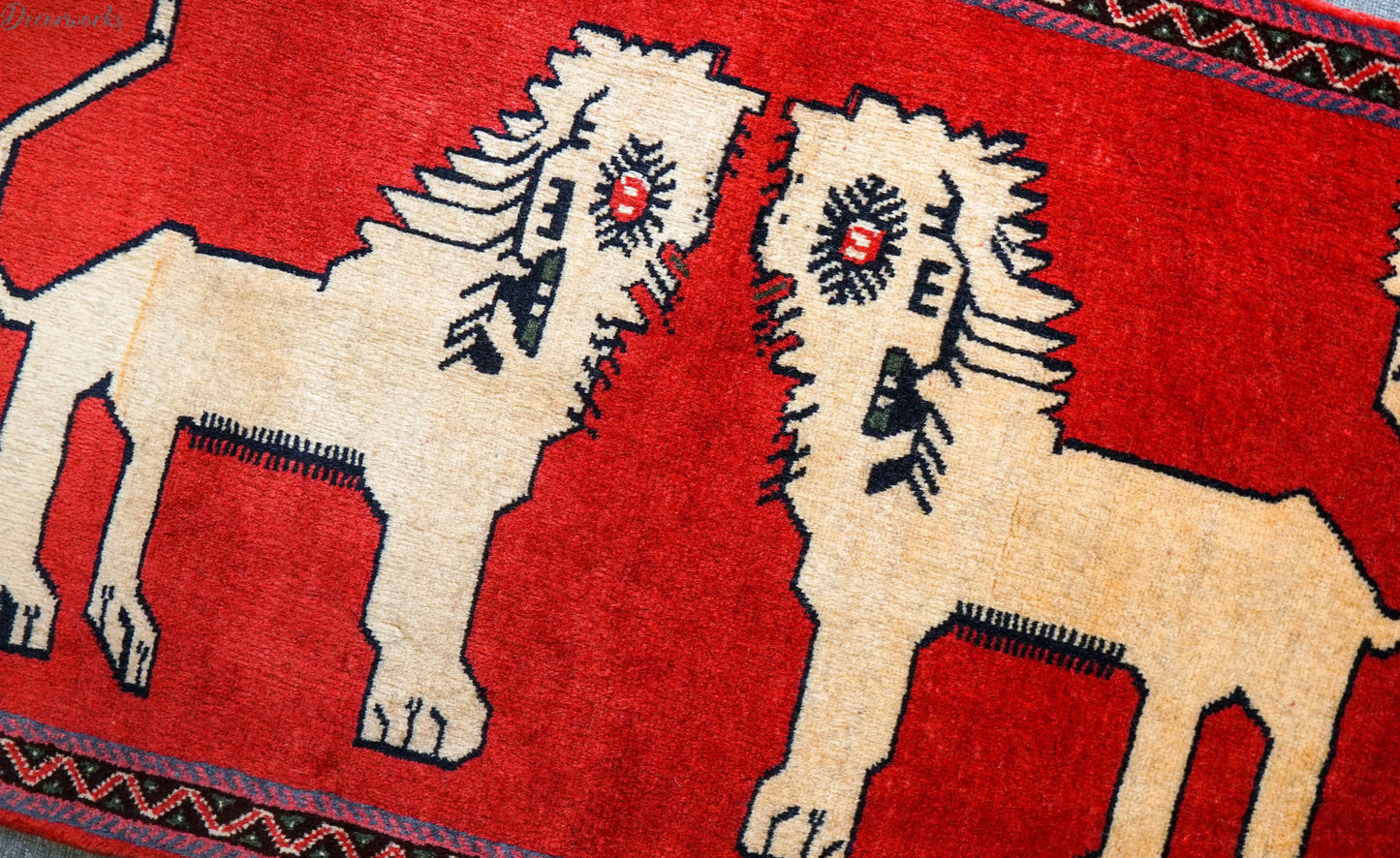110x70cm 手織り ペルシャ絨毯　　オルードカシュカイ族 Decorworks