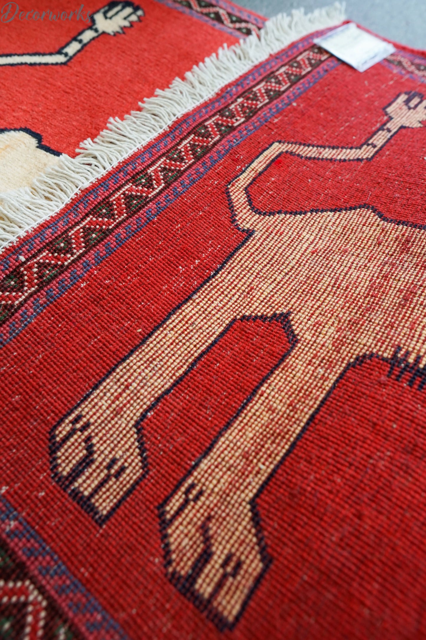 110x70cm 手織り ペルシャ絨毯　　オルードカシュカイ族 Decorworks