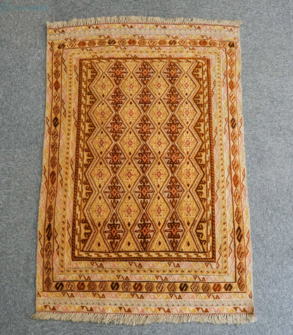 115×76cm　手織りマシュワニキリム Decorworks