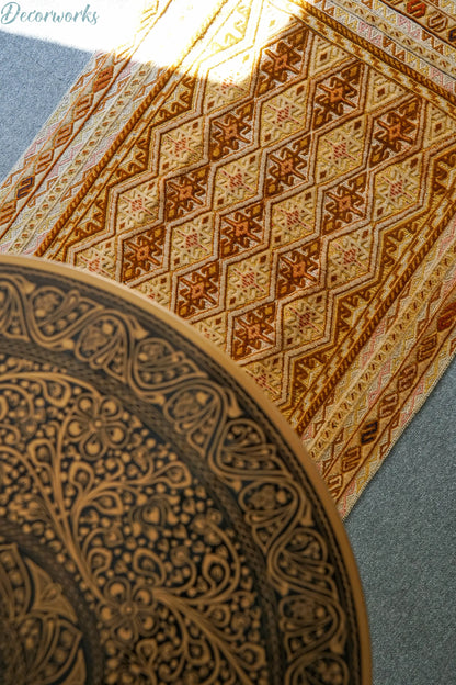 115×76cm　手織りマシュワニキリム Decorworks