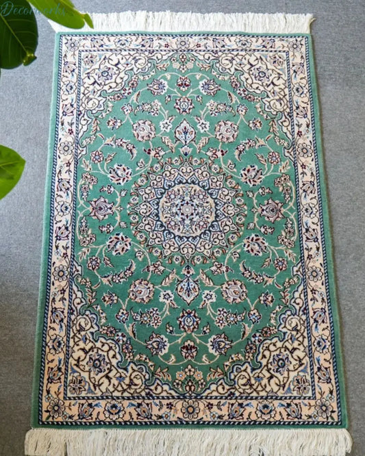 116×78cm ペルシャ手織り絨毯 ナイン産 Decorworks