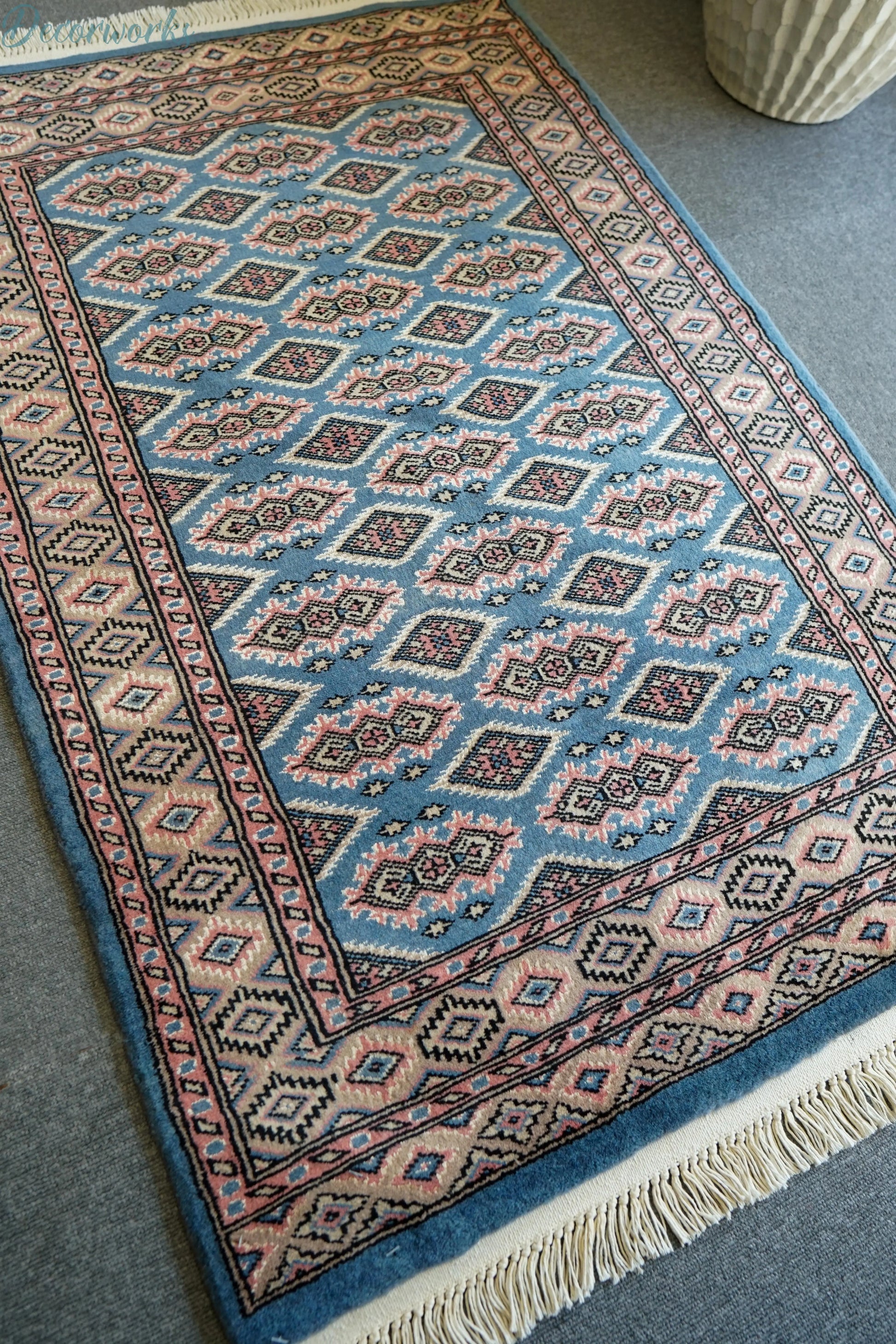 117×79cm【パキスタン手織り絨毯】 Decorworks