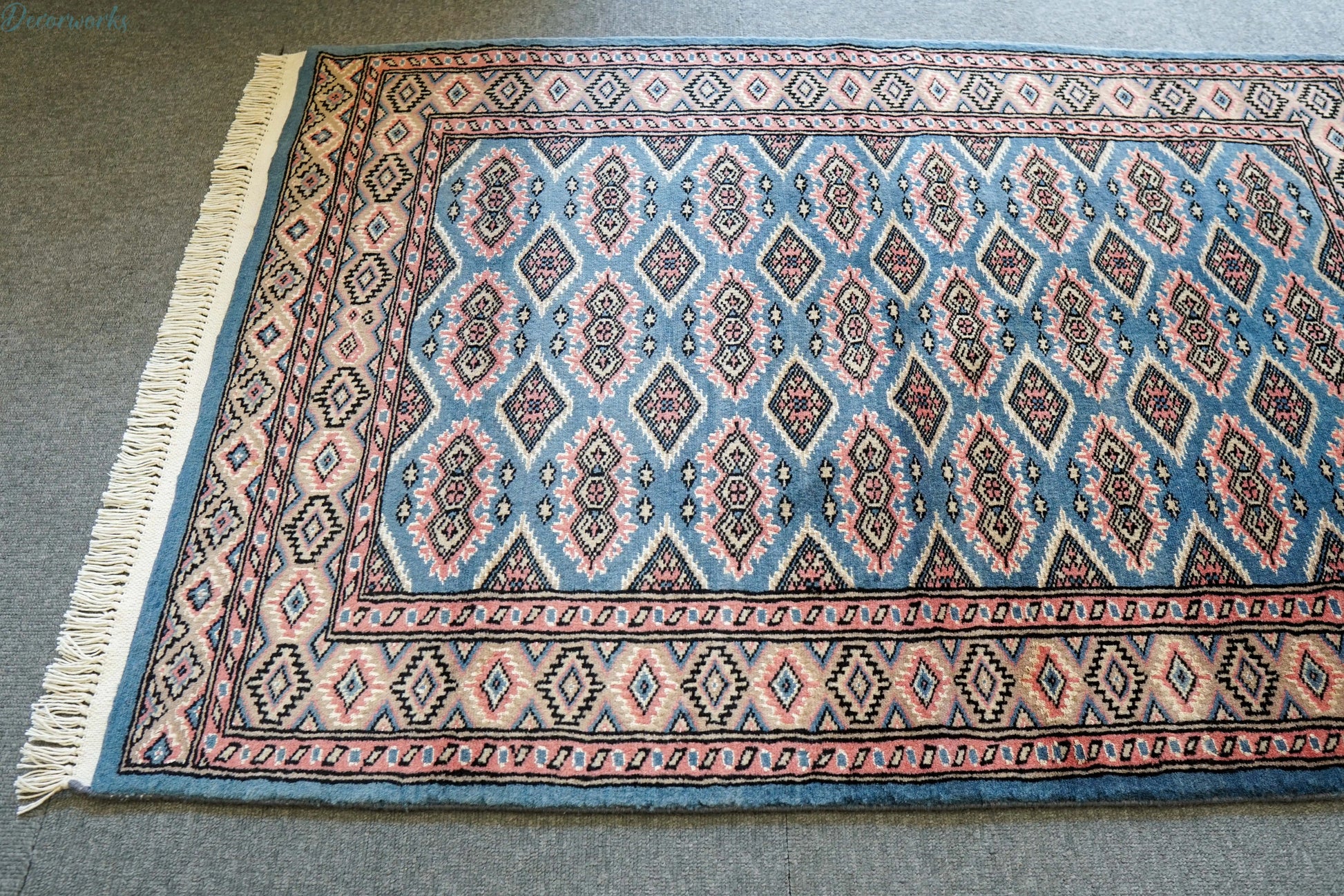 117×79cm【パキスタン手織り絨毯】 Decorworks