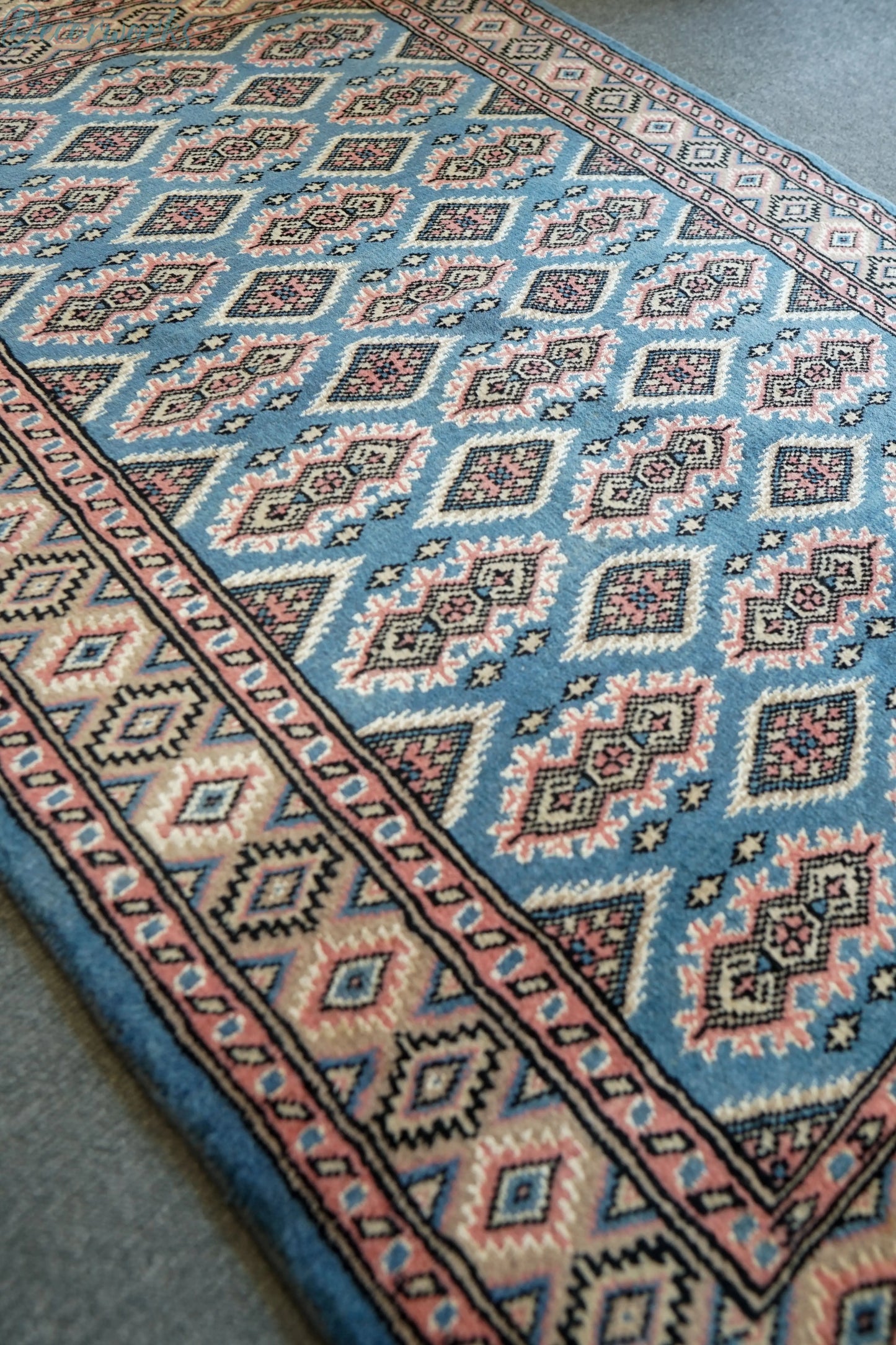 117×79cm【パキスタン手織り絨毯】 Decorworks