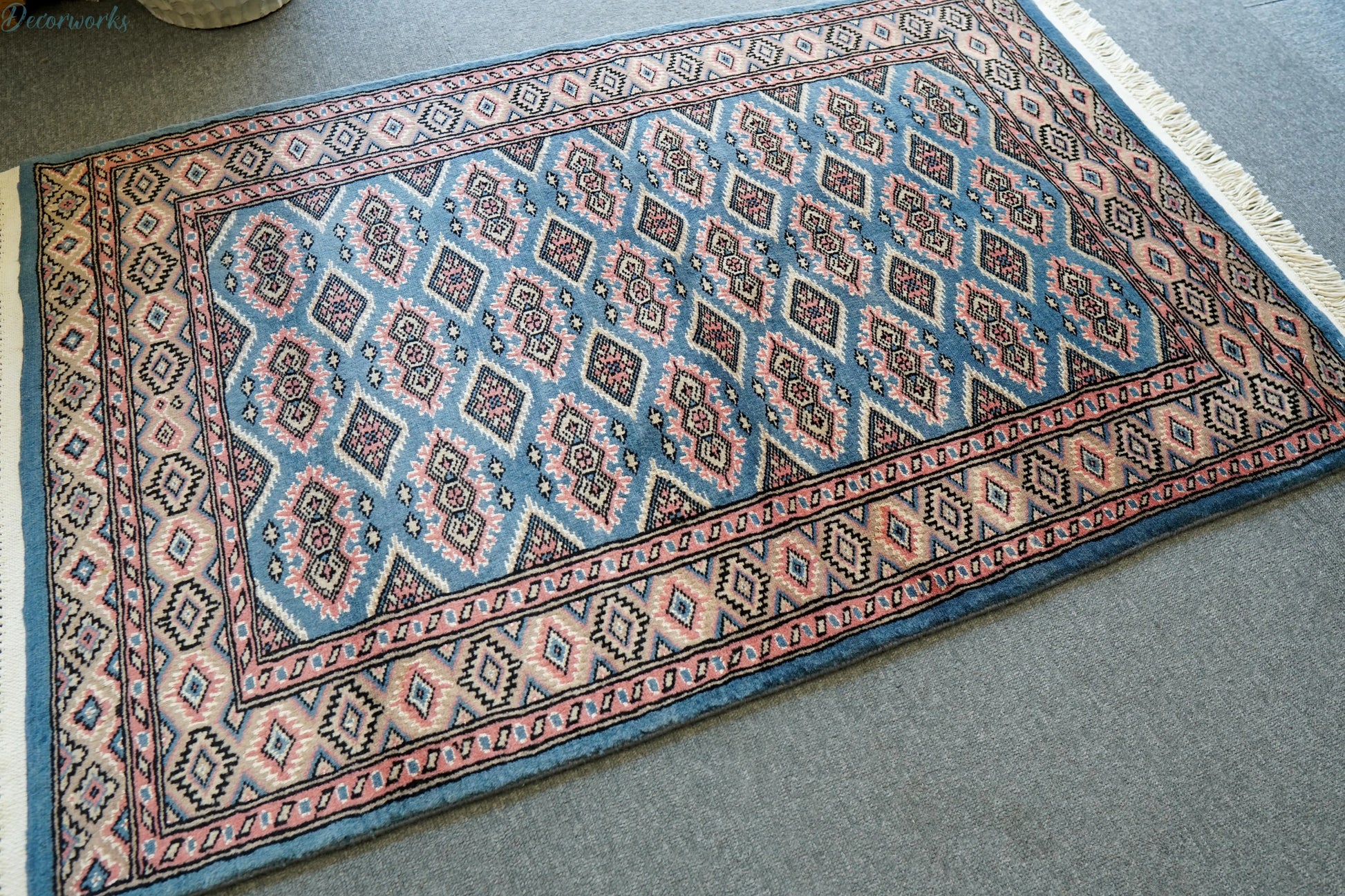 117×79cm【パキスタン手織り絨毯】 Decorworks