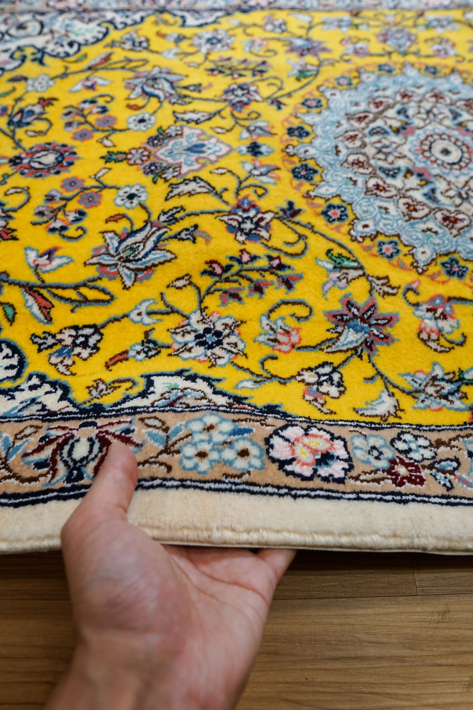 118×78cm ペルシャ手織り絨毯 Decorworks