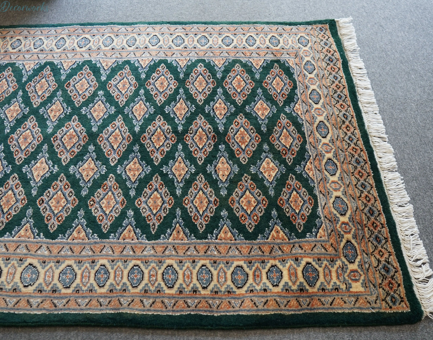 120×80cm パキスタン手織り絨毯 Decorworks