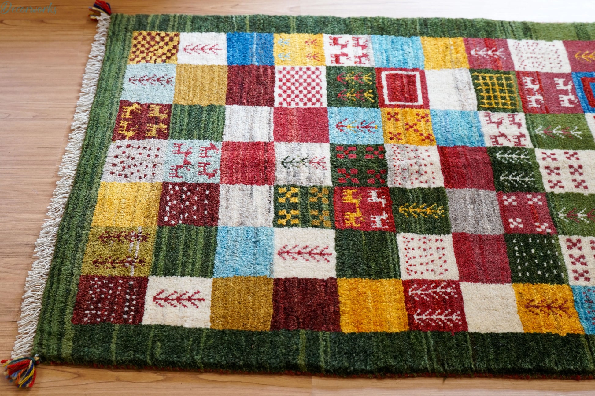 120×80cm ペルシャ手織りギャッベ Decorworks