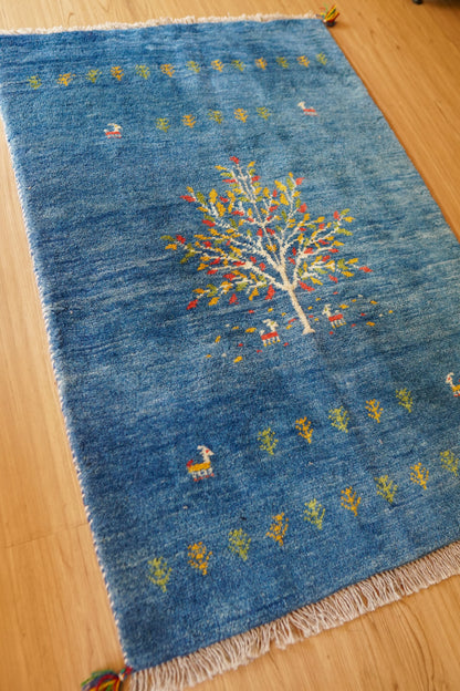 Collection 120×80cm　ペルシャ絨毯 手織りギャッベ