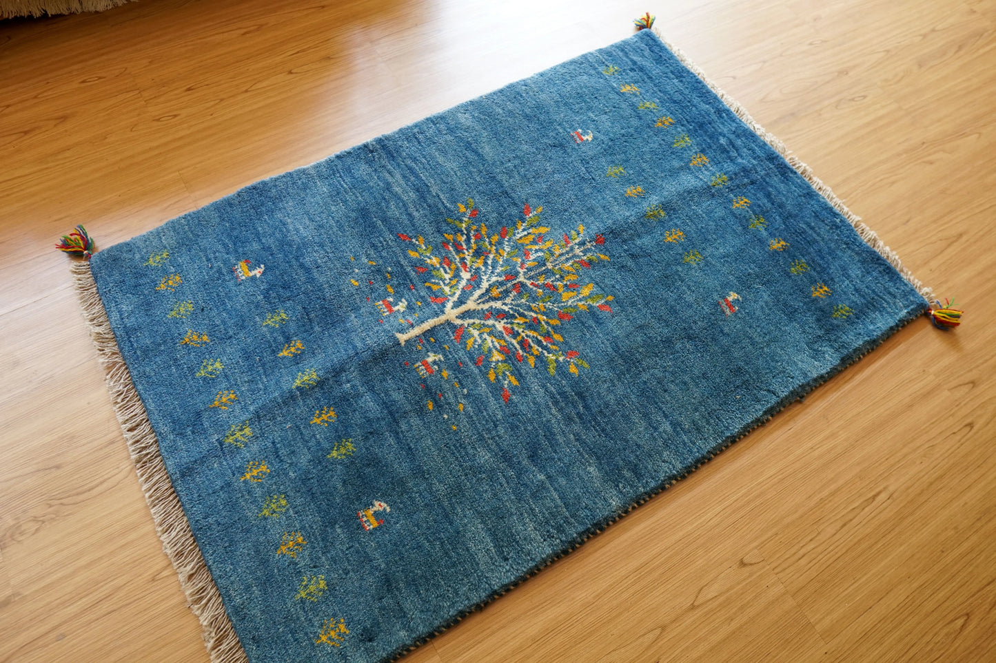 Collection 120×80cm　ペルシャ絨毯 手織りギャッベ