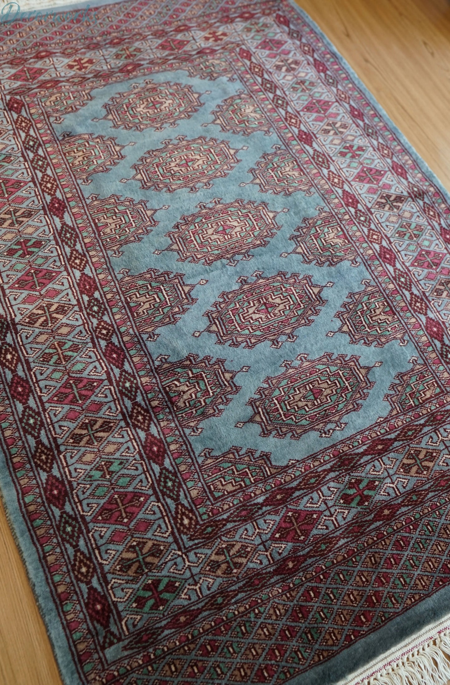 120×82cm パキスタン手織り絨毯 Decorworks