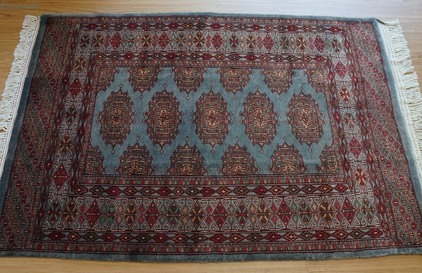 120×82cm パキスタン手織り絨毯 Decorworks