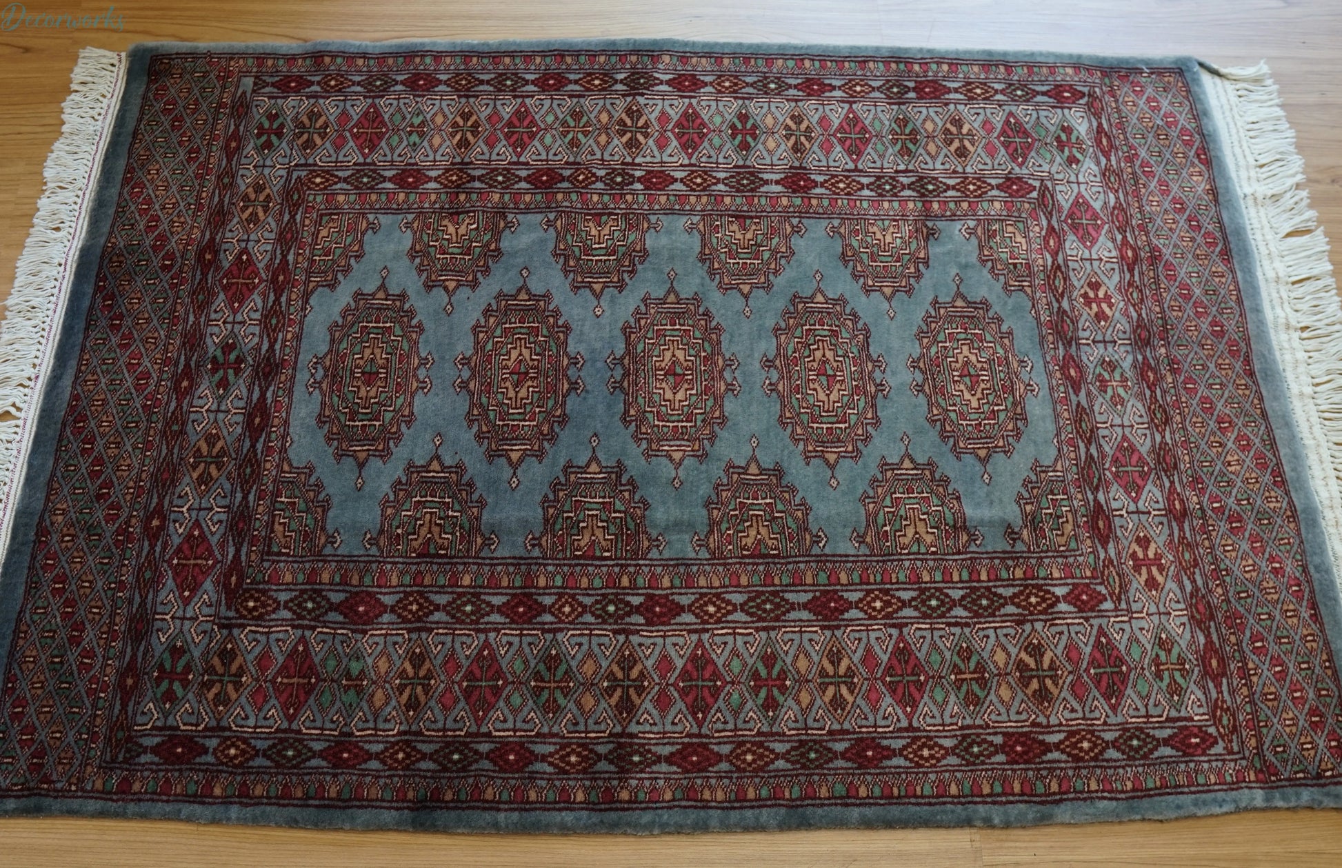 120×82cm パキスタン手織り絨毯 Decorworks