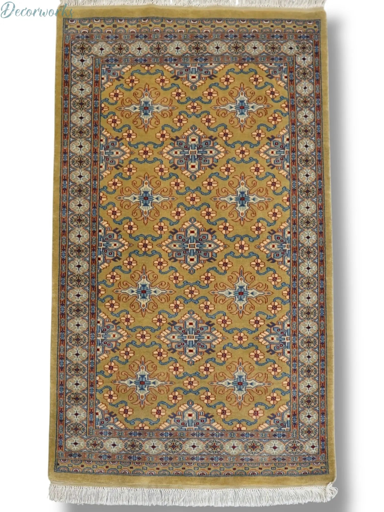 121×78cm パキスタン手織り絨毯 Decorworks