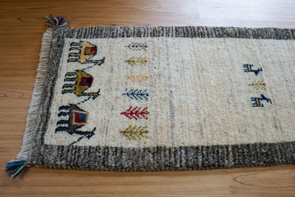 Collection 123×44cm ペルシャギャッベ アマレ族 ギャベ　ランナー
