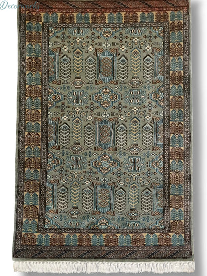 123×81cm【パキスタン手織り絨毯】 Decorworks