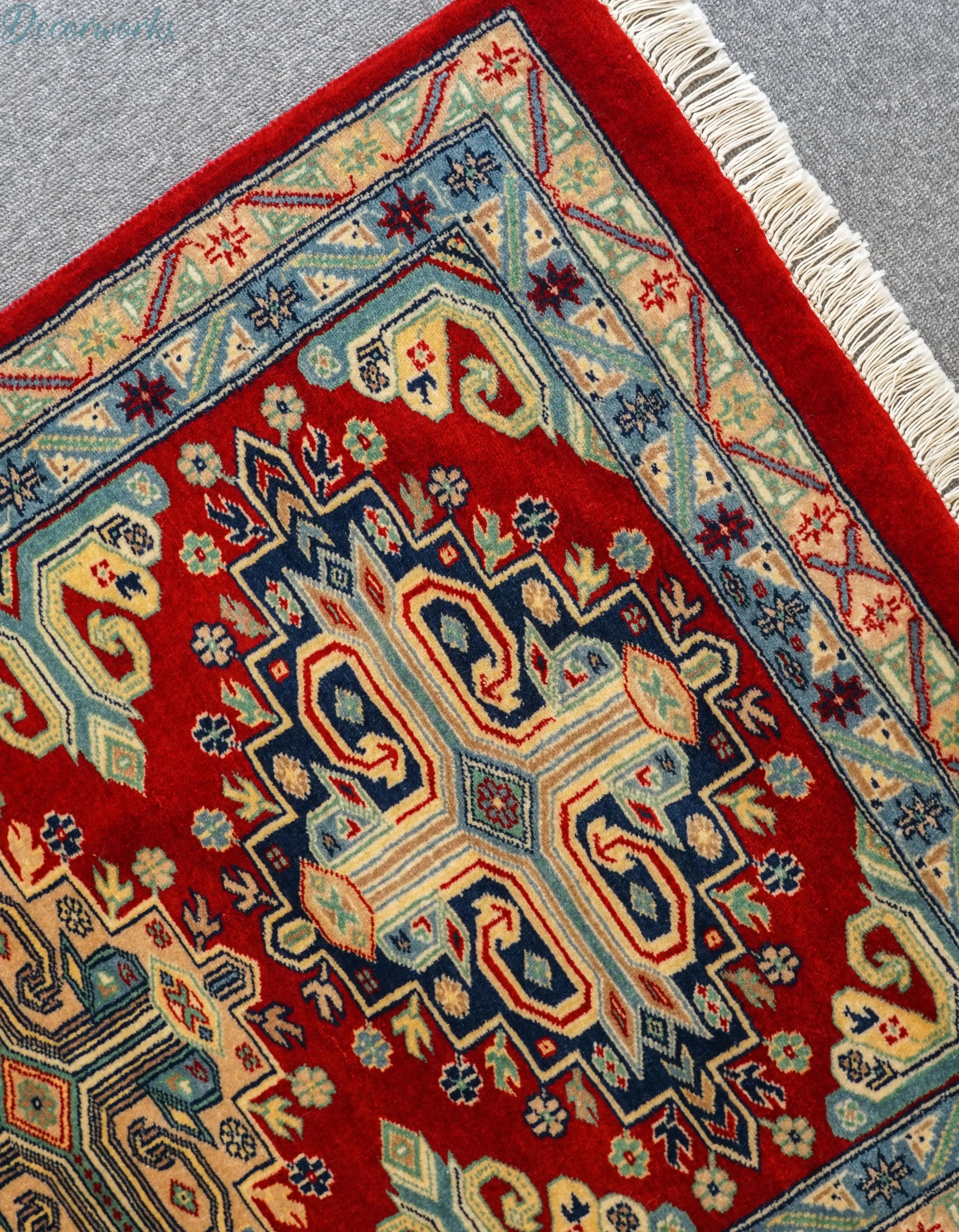 124×76cm パキスタン手織り絨毯 - Decorworks