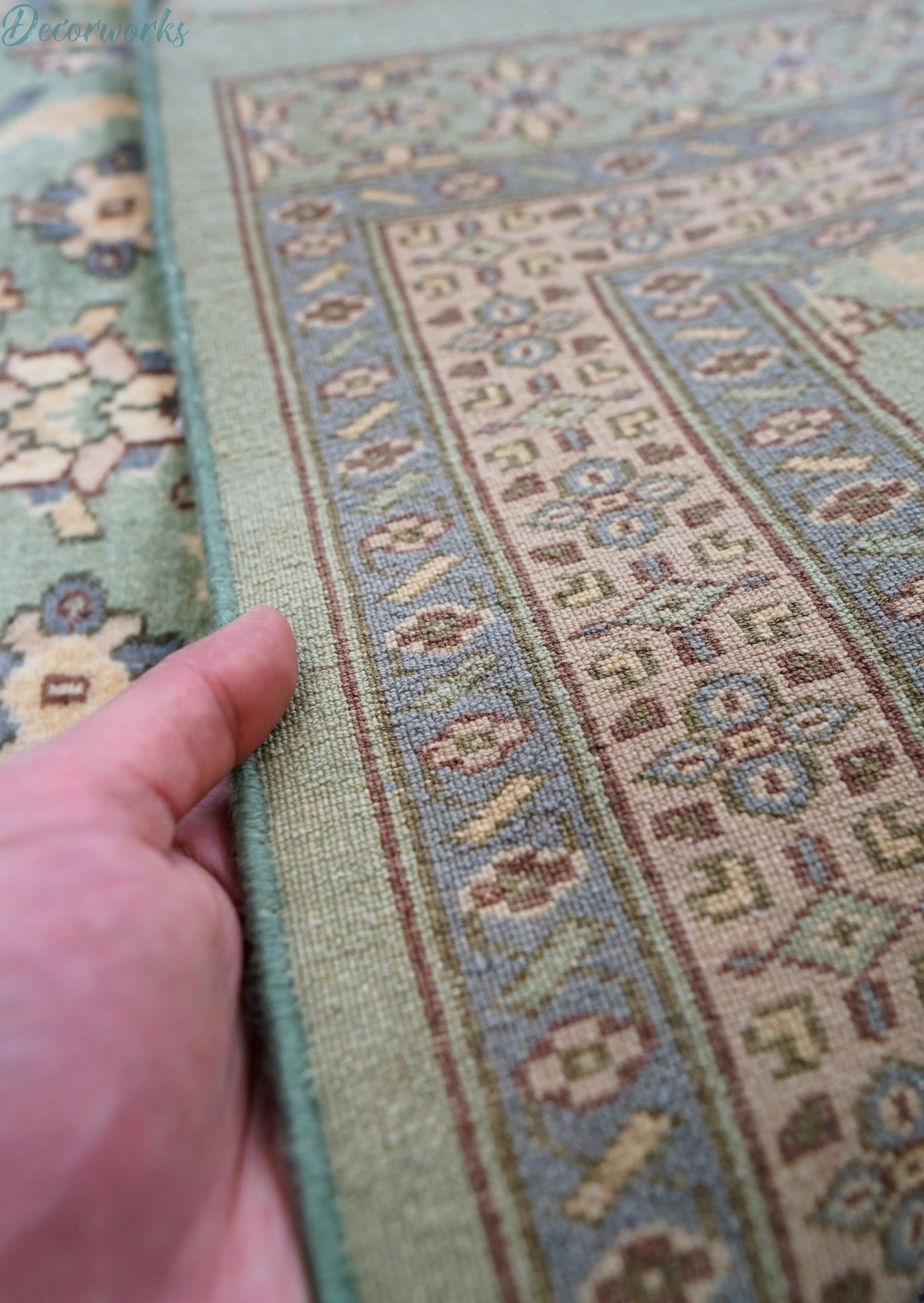 126×78cm　パキスタン手織り絨毯 Decorworks