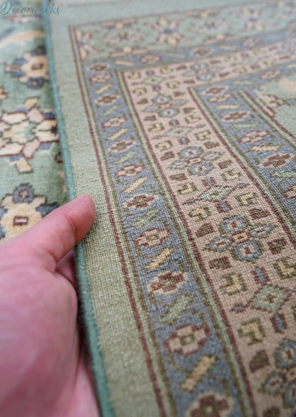 126×78cm　パキスタン手織り絨毯 Decorworks