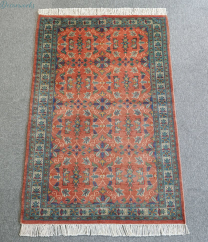 126×82cm  パキスタン手織り絨毯 - Decorworks