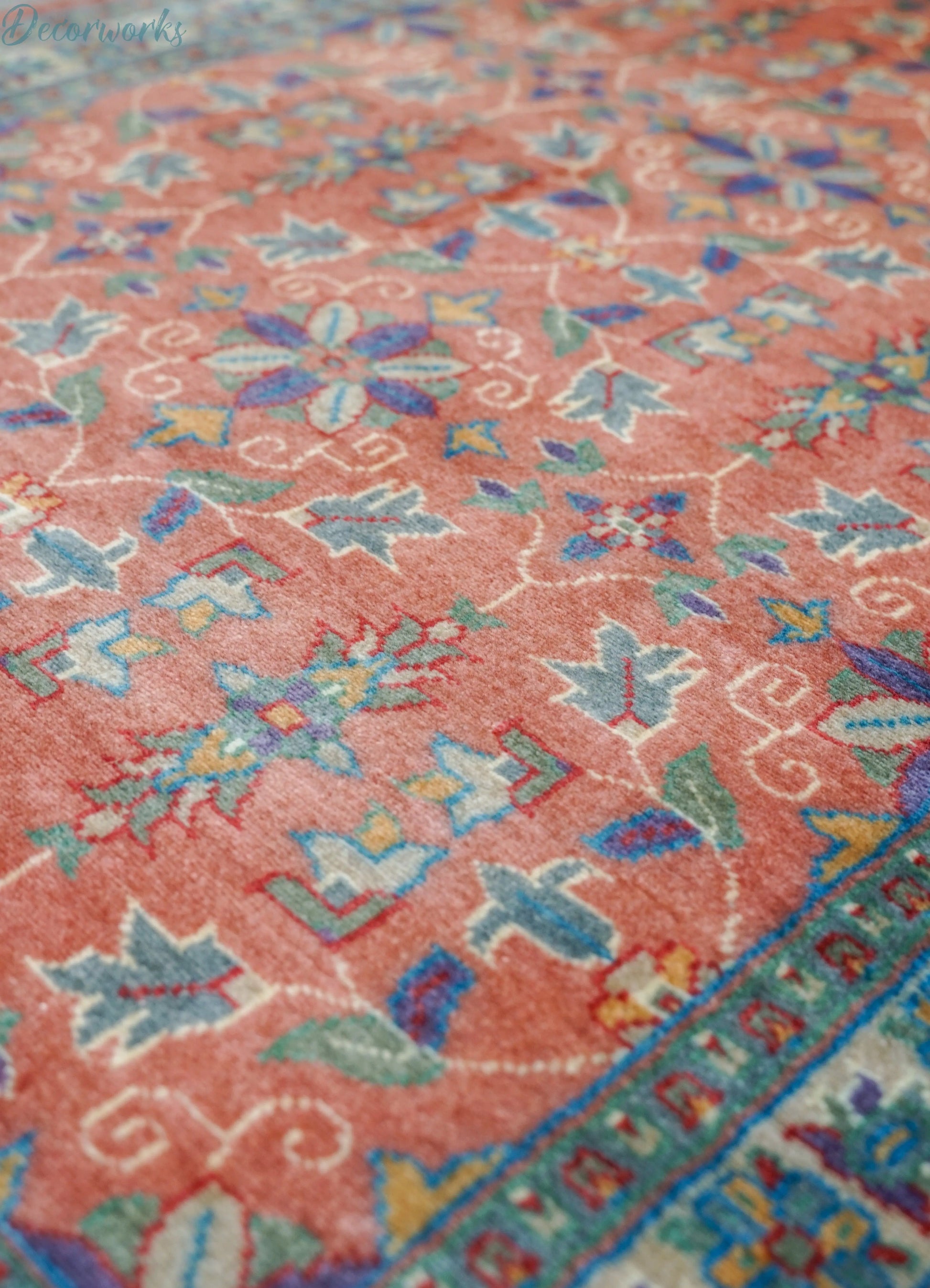 126×82cm  パキスタン手織り絨毯 - Decorworks