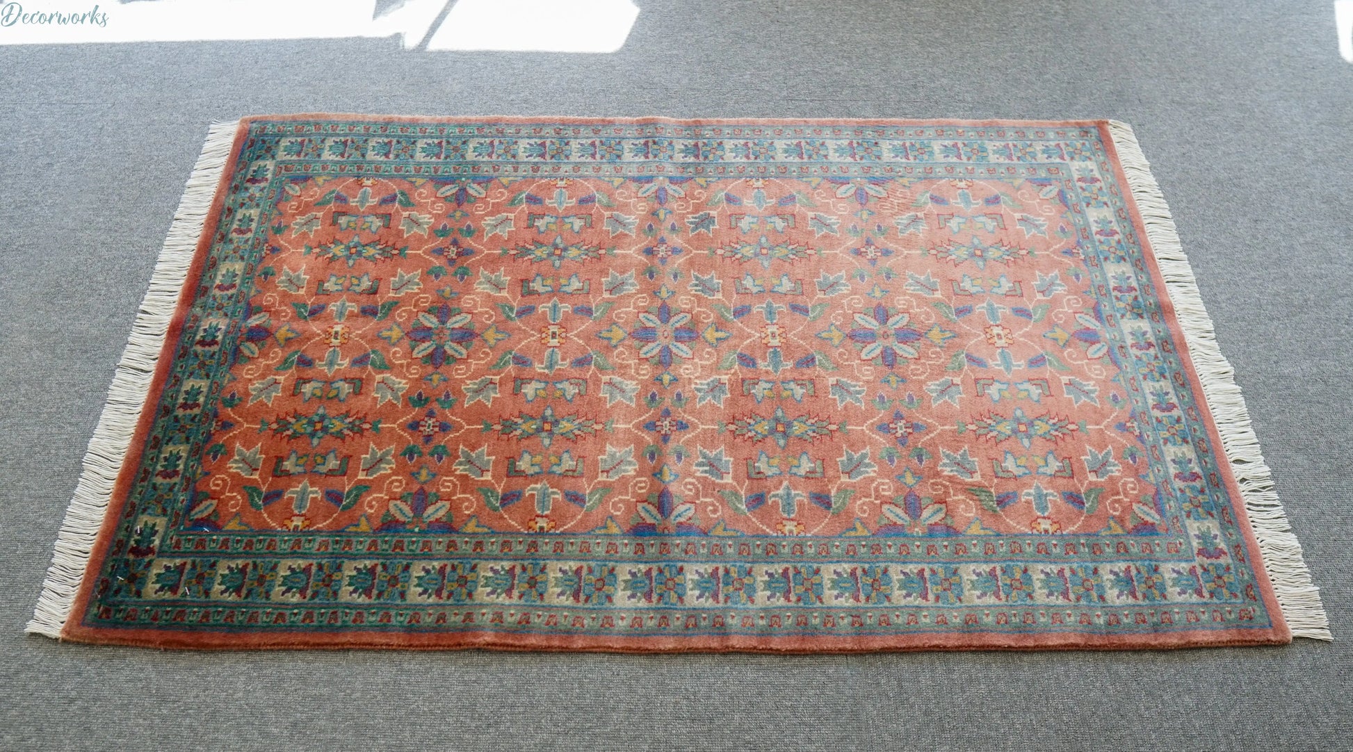126×82cm  パキスタン手織り絨毯 - Decorworks