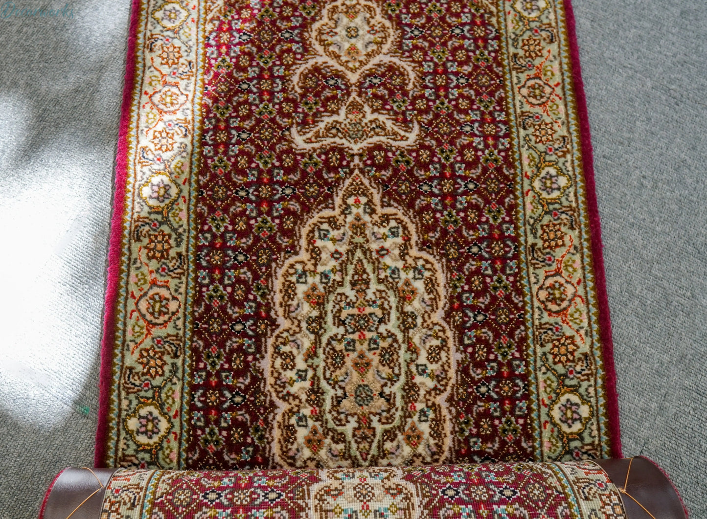 130×40cm ペルシャ手織り絨毯 タブリーズ産　50RAJ Decorworks