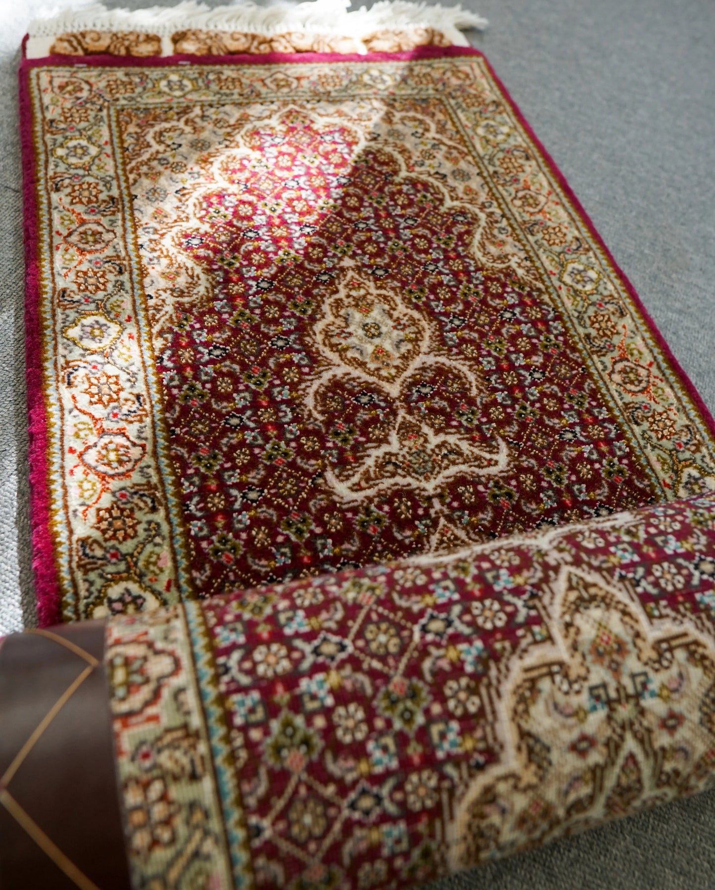 130×40cm ペルシャ手織り絨毯 タブリーズ産　50RAJ Decorworks